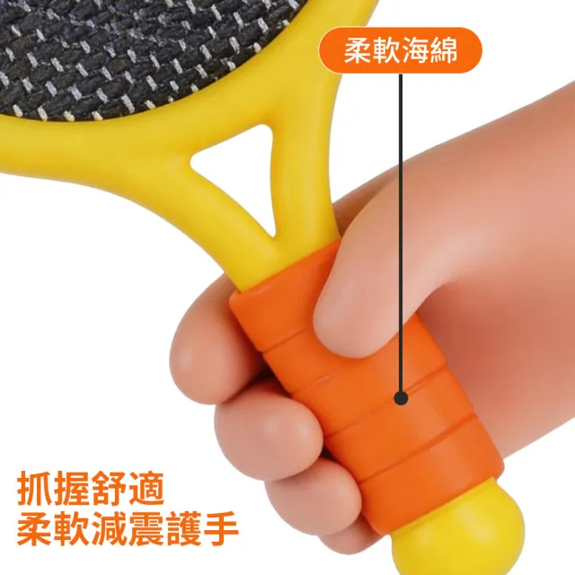 【QLZHS】兒童羽毛球拍套組 練習球拍 戶外訓練網球拍 羽球拍 親子運動益智健身玩具（贈2顆球）