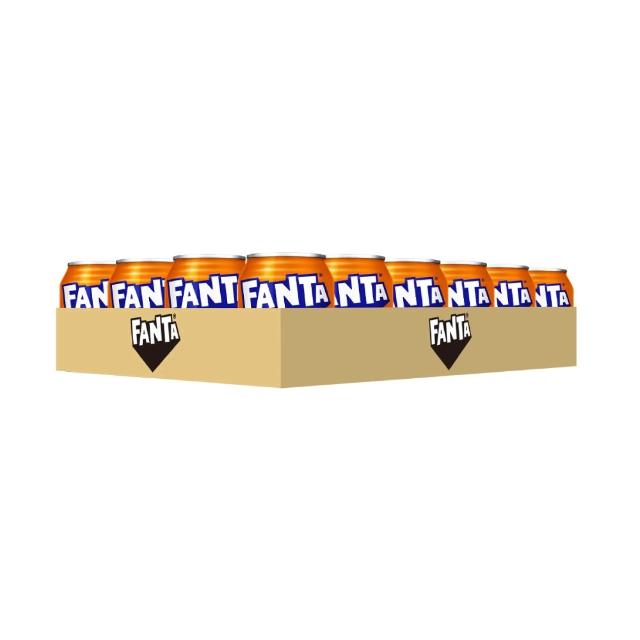 【Fanta 芬達】橘子汽水 易開罐250ml x24入/箱