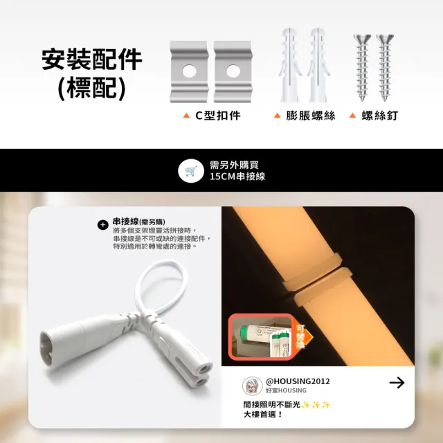 【DanceLight 舞光】25入組 4呎18W LED支架燈 T5 一體化層板燈 不斷光間接照明(白光/自然光/黃光)