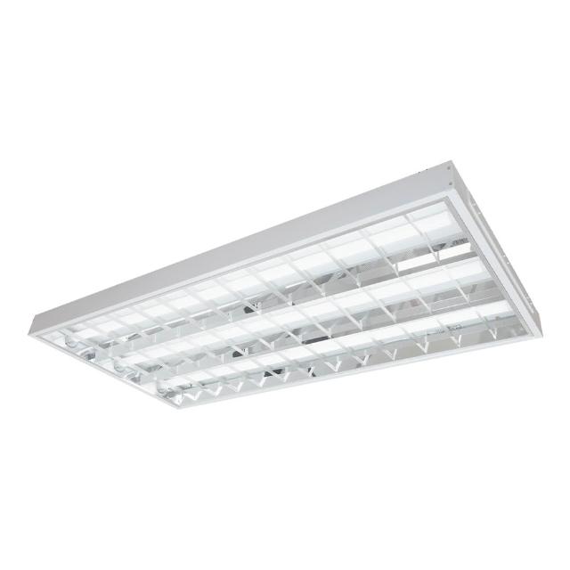 【DanceLight 舞光】2入組 4x2呎 3管 T8 輕鋼架燈 格柵燈 含4呎T8燈管(6500K LED-4341R6+DR7)