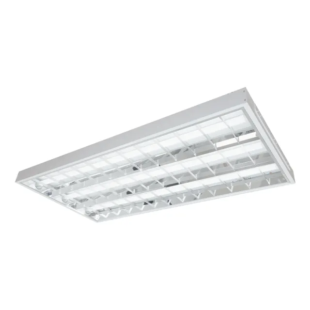 【DanceLight 舞光】2入組 4x2呎 3管 T8 輕鋼架燈 格柵燈 含4呎T8燈管(6500K LED-4341R6+DR7)