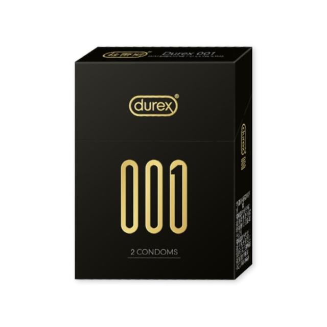 【Durex 杜蕾斯】001水性PU衛生套標準裝1盒(2入 保險套/衛生套/避孕套/安全套/避孕/保險套推薦)