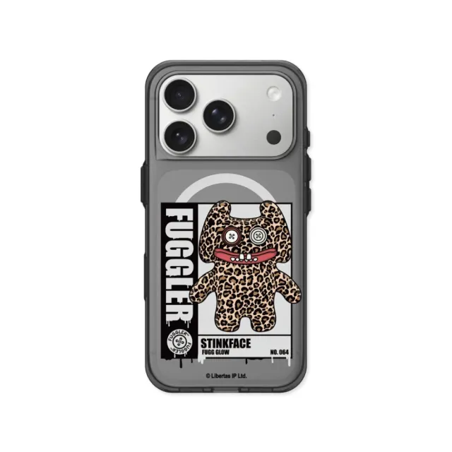 【RHINOSHIELD 犀牛盾】iPhone 15/16/17系列 Clear透明防摔磁吸手機殼/豹意思 請收編(Fuggler放克牙寶)