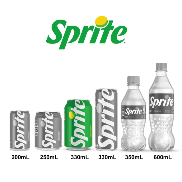 【Sprite 雪碧】易開罐330ml x2箱(共48入;24入/箱)