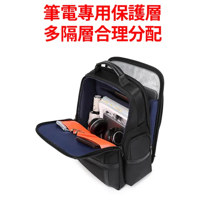 【ZENDAR】台灣總代理 限量3折 頂級高彈性防潑水商務休閒電腦後背包 洛倫佐系列 全新專櫃展示品(黑色 男包)