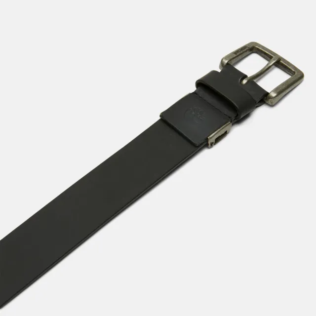 【Timberland】男款黑色40MM 皮帶(A29FV001)
