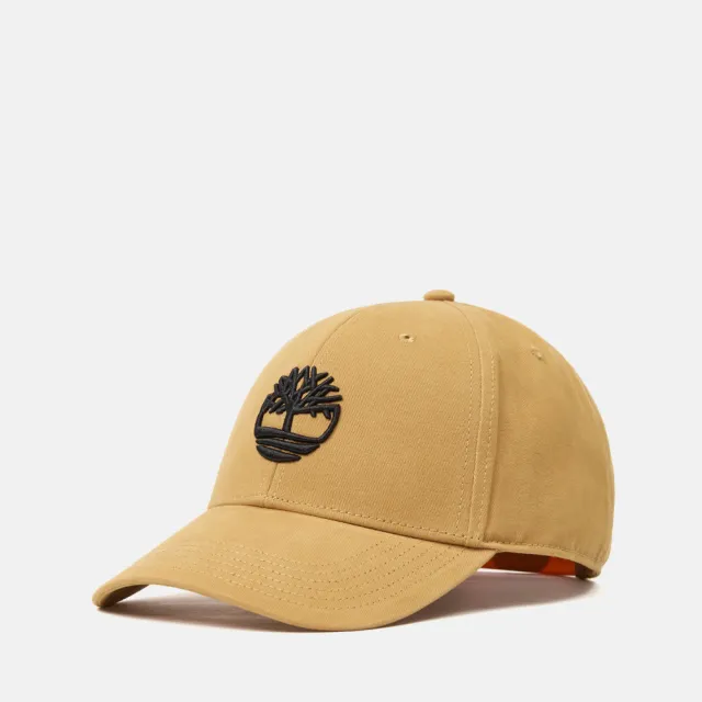 【Timberland】中性小麥色刺繡LOGO棒球帽(A65QA231)