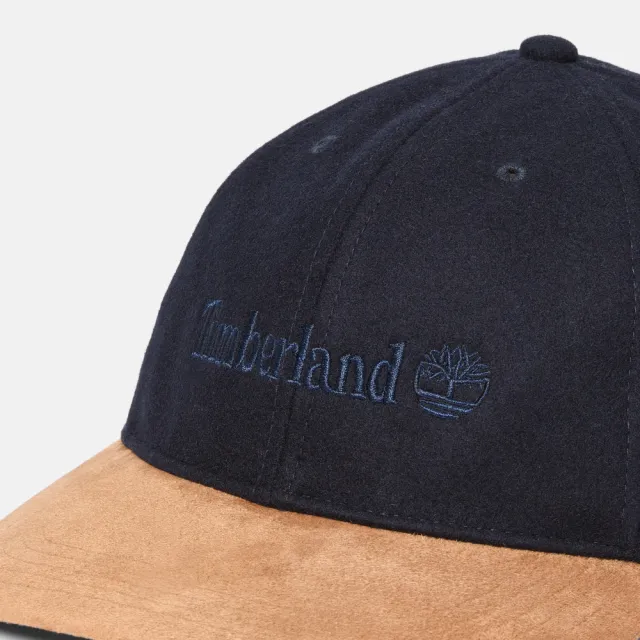 【Timberland】中性深藍色羊毛棒球帽(A65MT451)