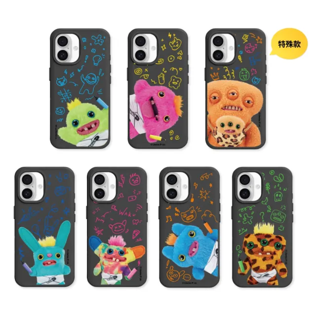 【RHINOSHIELD 犀牛盾】iPhone 15/16/17系列SolidX吸震防摔磁吸手機殼/牙寶寶系列盲盒(Fuggler放克牙寶)
