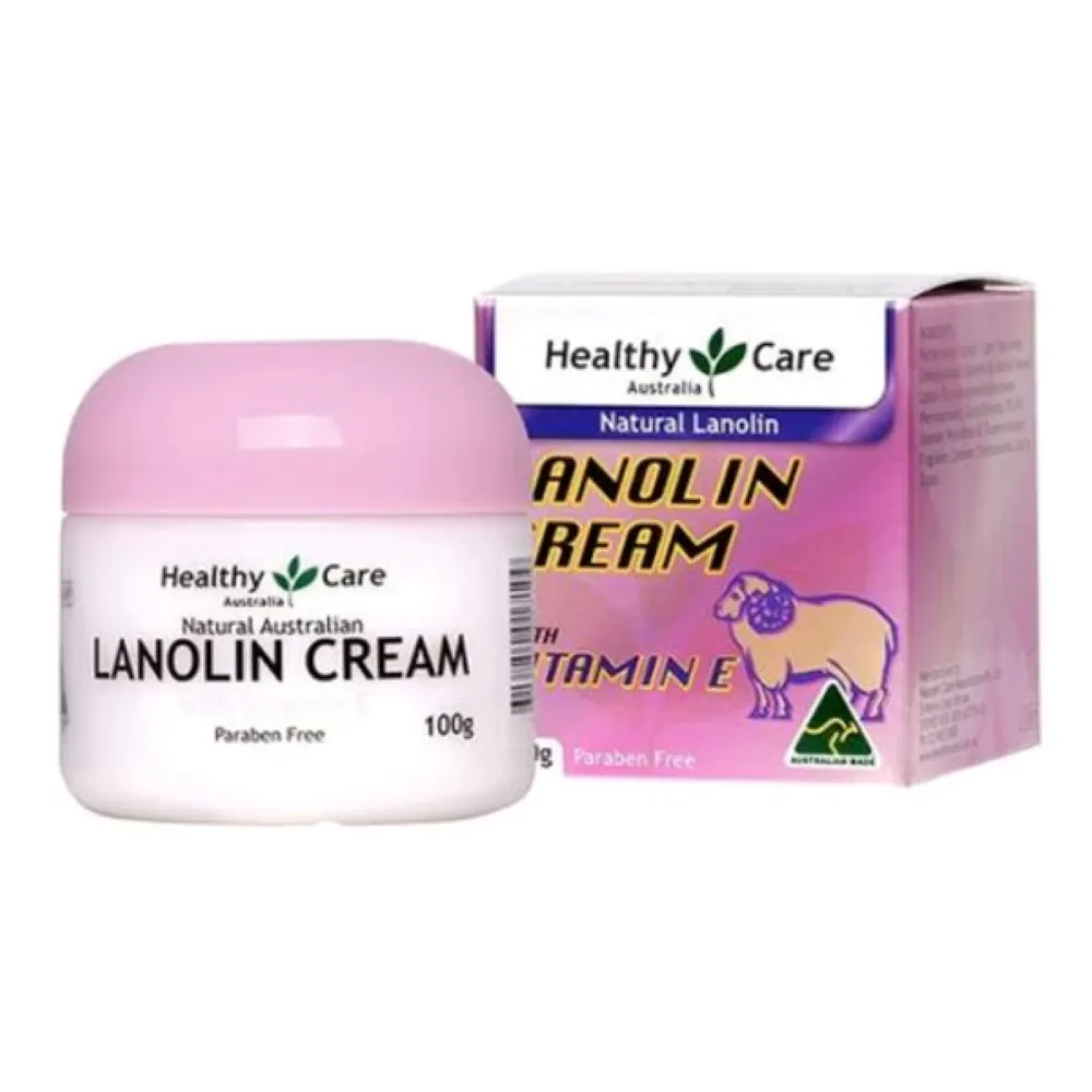 【Healthy care】羊毛脂維他命E滋潤霜 3入 100g/入(綿羊霜/綿羊油/澳洲原裝進口/原廠公司貨)