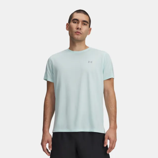 【UNDER ARMOUR】短袖上衣 男 訓練 慢跑 VELOCITI REFLCT 淺綠 6009518-703