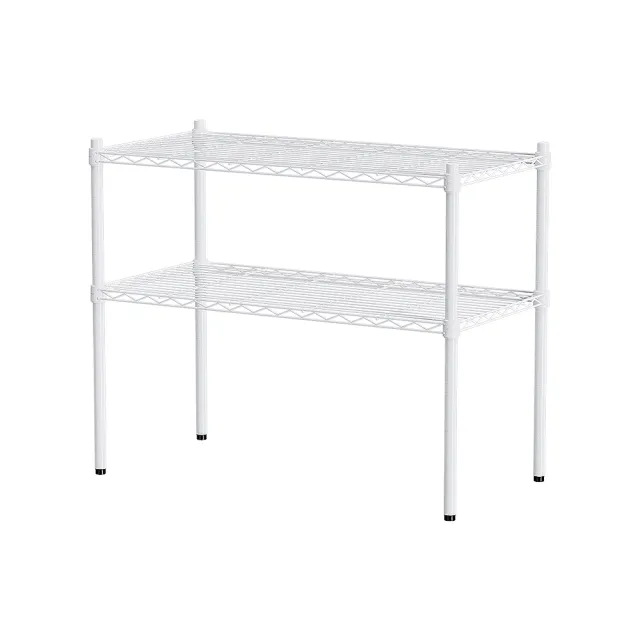 【dayneeds 日需百備】輕型 90x45x75公分烤漆二層架(鐵力士架/收納層架/鞋架/展示架/層架/鐵架)