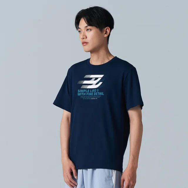 【BATIS 巴帝斯】男速乾舒適印花T - 兩色 - 26SS