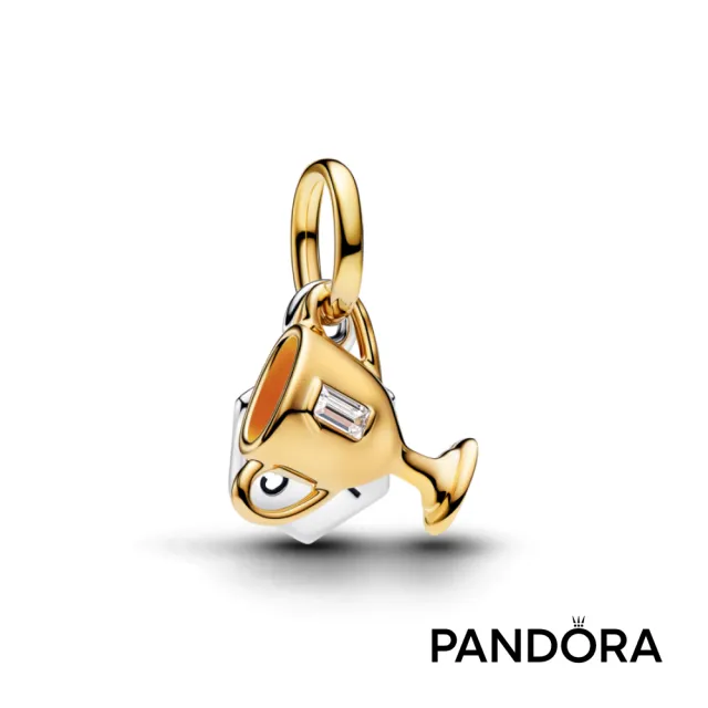 【Pandora 潘多拉】可鐫刻獎盃雙墜吊飾