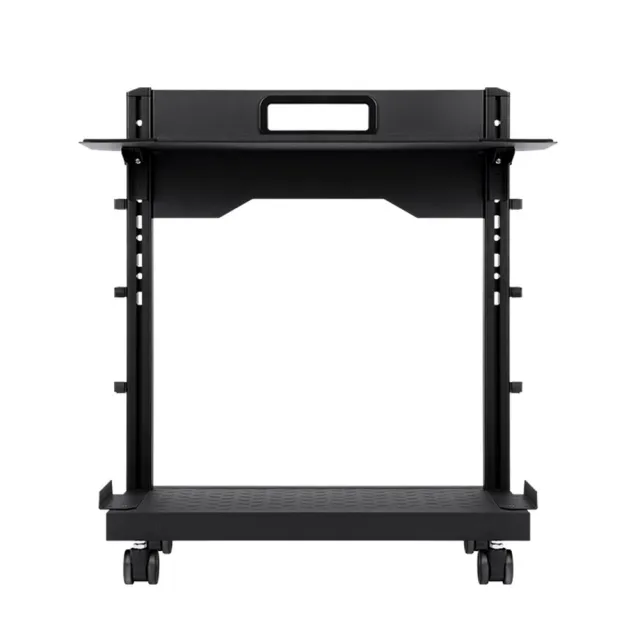【Thermaltake 曜越】獨立式電腦設備支架 萬向滾輪&整合式提把 可承30kg主機&10kg鍵鼠組 高強度鋼鐵打造