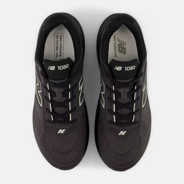 【NEW BALANCE】NB 1080v15 運動鞋 跑步鞋 慢跑鞋 休閒鞋 寬楦 緩震 男 黑色 (M10805MD-2E)