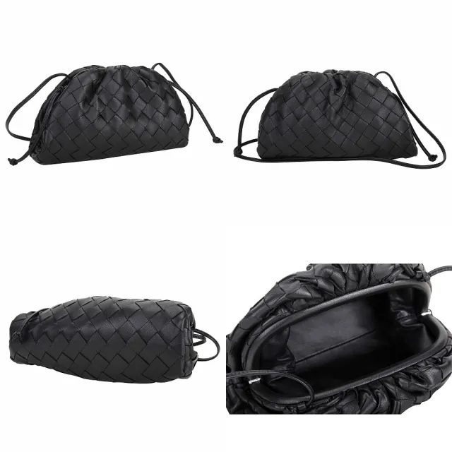【BOTTEGA VENETA 寶緹嘉】BV Pouch 20 編織羊皮手拿 斜背雲朵包-多色可選