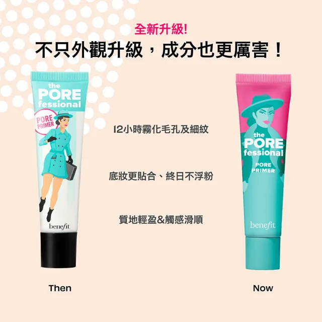 【benefit 貝玲妃】嘖嘖稱齊毛孔隱形露 22ml(控油妝前飾底乳)
