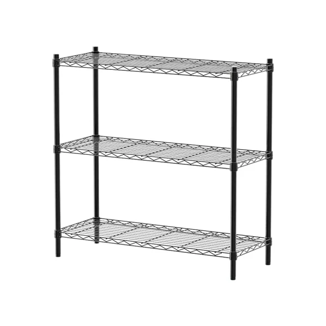 【dayneeds 日需百備】輕型 90x35x90公分 烤漆三層架 兩色可選(鐵力士架/收納層架/鞋架/展示架/層架/鐵架)