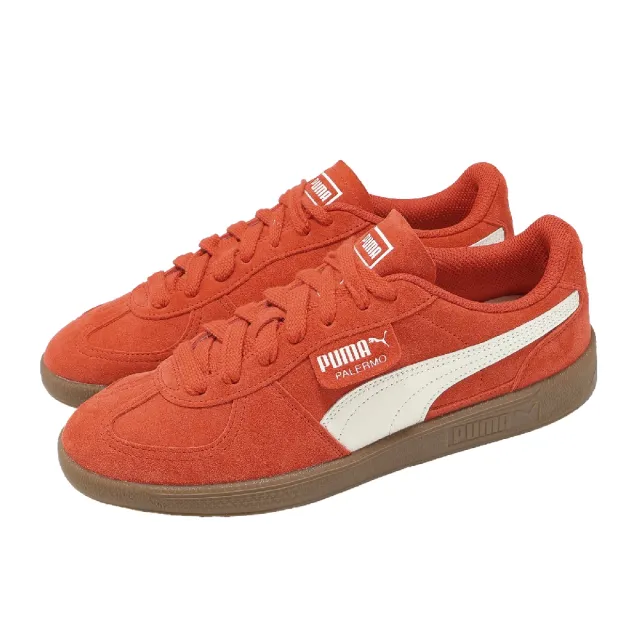 【PUMA】休閒鞋 Palermo SD 男鞋 女鞋 紅 麂皮 膠底 復古 德訓鞋 408532-02