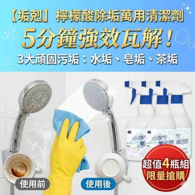 【2026】水垢清潔劑推薦｜10款高評價人氣品牌排行榜 | BALIMAN情報局
