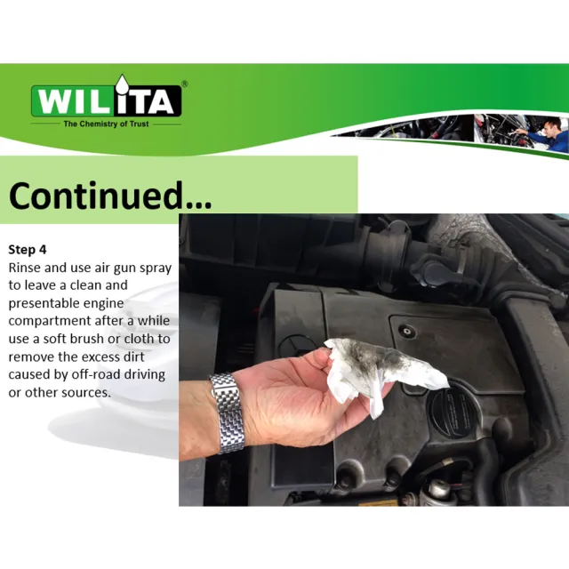 【WILITA 威力特】泡沫式引擎外部清潔劑600ml(3入)