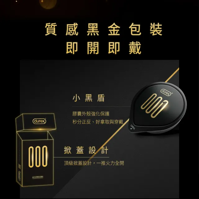 【Durex 杜蕾斯】001水性PU衛生套標準裝2盒(共4入 保險套/衛生套/避孕套/安全套/避孕/保險套推薦)
