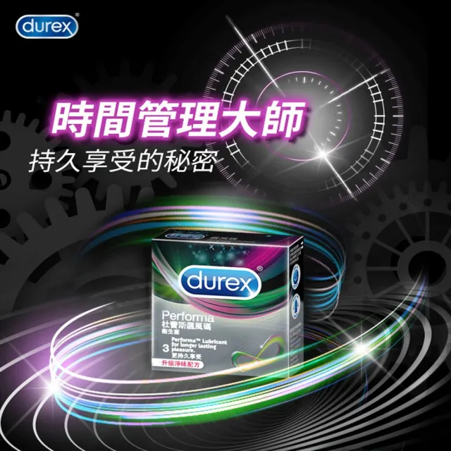 【Durex 杜蕾斯】飆風碼衛生套2盒(共6入 保險套/衛生套/避孕套/安全套/避孕/保險套推薦)