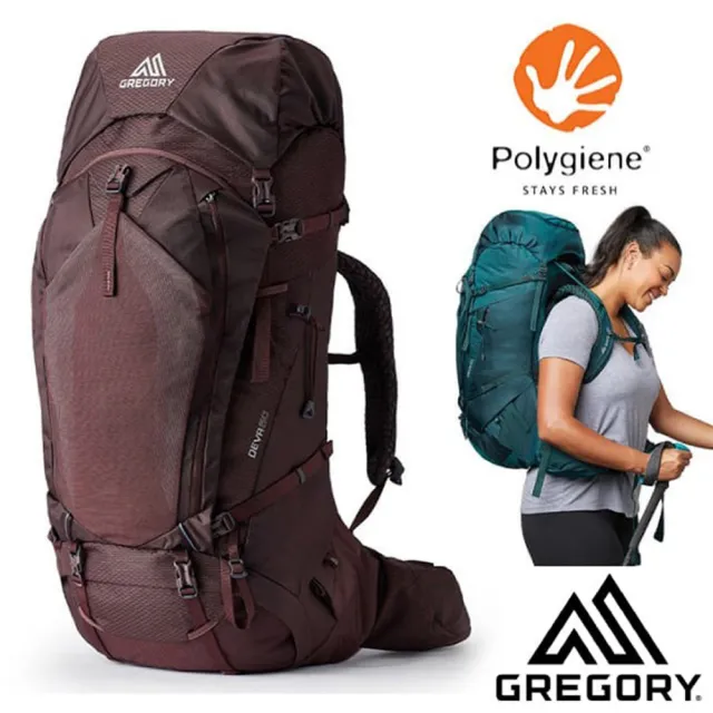 【Gregory】女 DEVA 60 專業網狀透氣健行登山背包(142458-4519 茄子色)