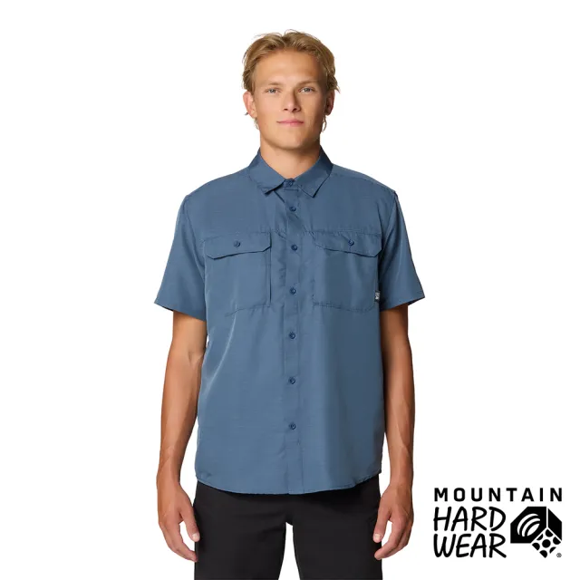 【Mountain Hardwear】Canyon Short Sleeve Men 機能防曬短袖襯衫 鋅色 男款 #2110231