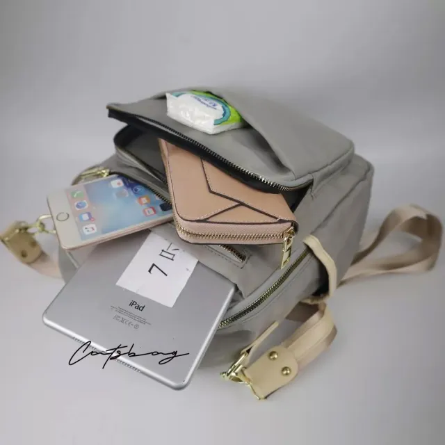 【Catsbag】雙11 暮光柔霧多層輕奢側背後背包 G669