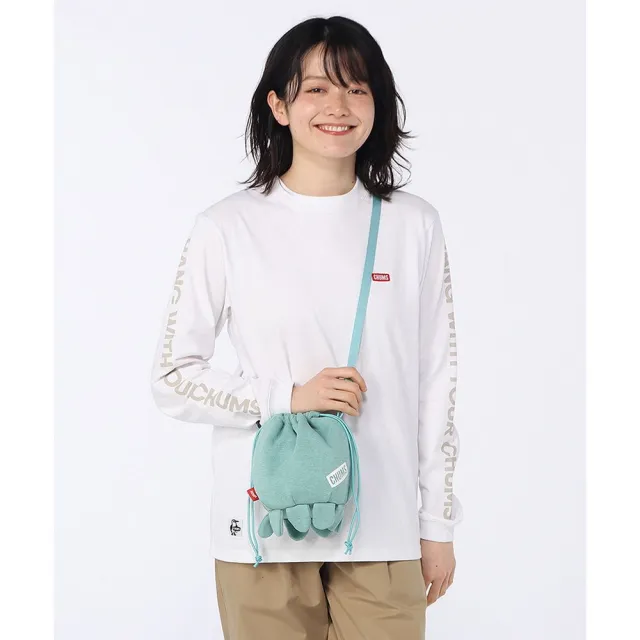【CHUMS】CHUMS 休閒 Jellyfish Mini Bag造型肩背包 綠色 男女 (CH604054M001)