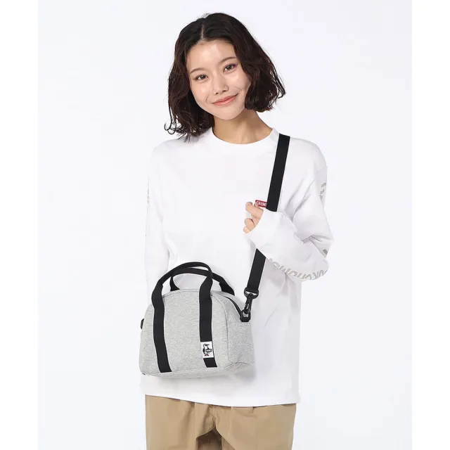 【CHUMS】CHUMS 休閒 Mini Bowling Bag Sweat兩用保齡球包(約3L) 灰色 男女 (CH603652G005)