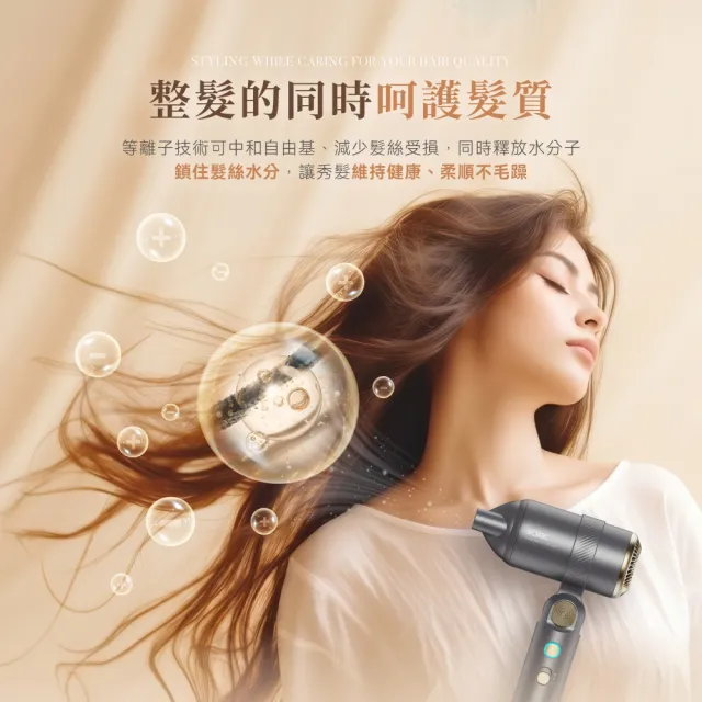 【SOLAC】國際電壓等離子隨行吹風機(新品上市/全球電壓) SD1000MPG(雙入組)