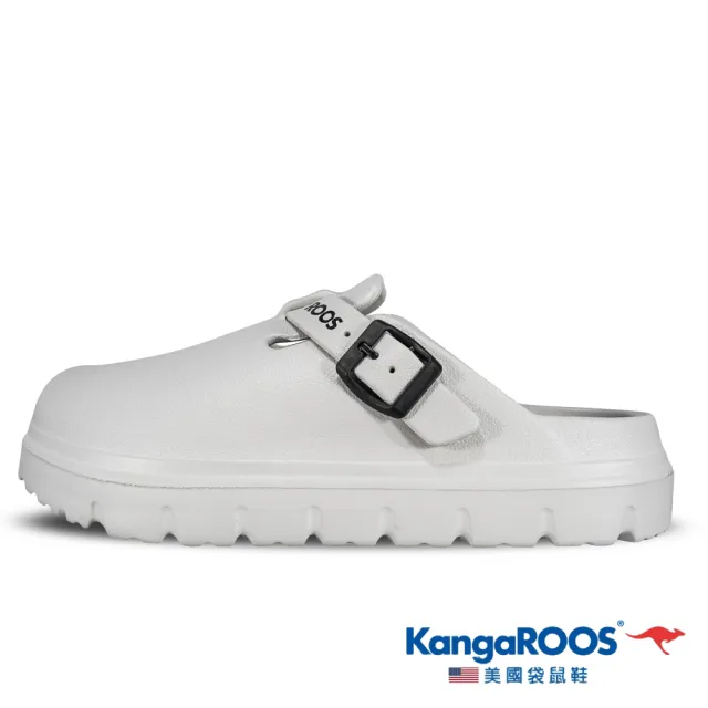 【KangaROOS】穆勒鞋 女鞋 厚底 ROOS MULE 灰 KW61628