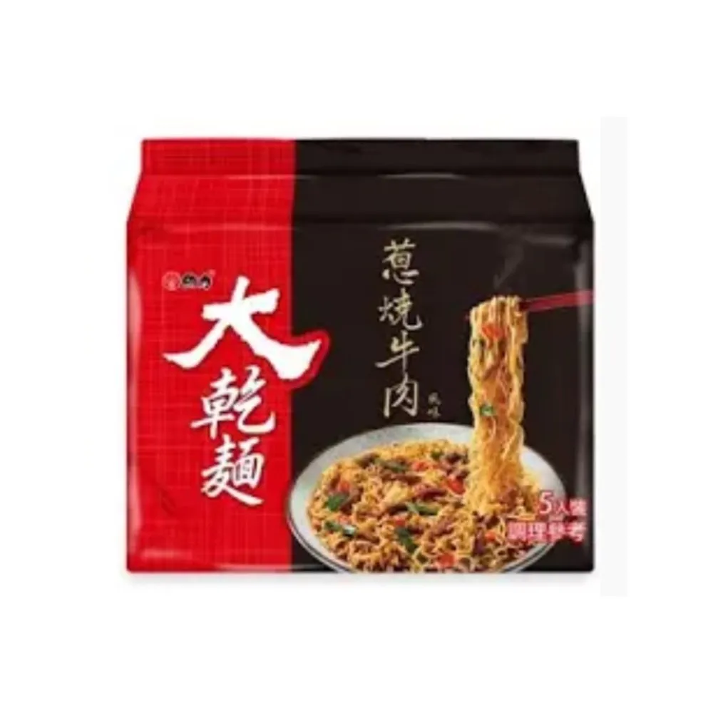【維力】大乾麵 蔥燒牛肉袋麵30入/箱