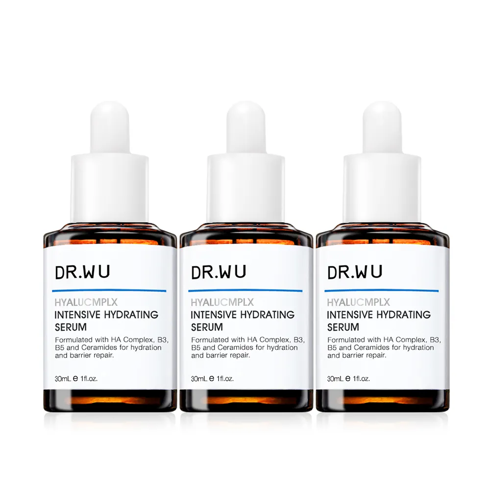 【DR.WU 達爾膚】玻尿酸保濕精華液30ML(3入組)