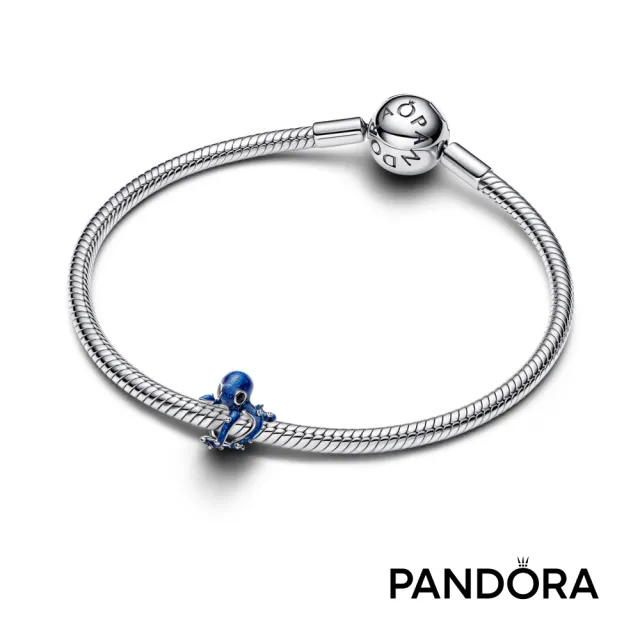 【Pandora 潘多拉】湛藍章魚串飾