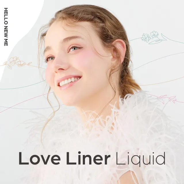 【Love Liner】隨心所慾超防水極細眼線液筆0.55mL(艾絲樂小兔多色任選)