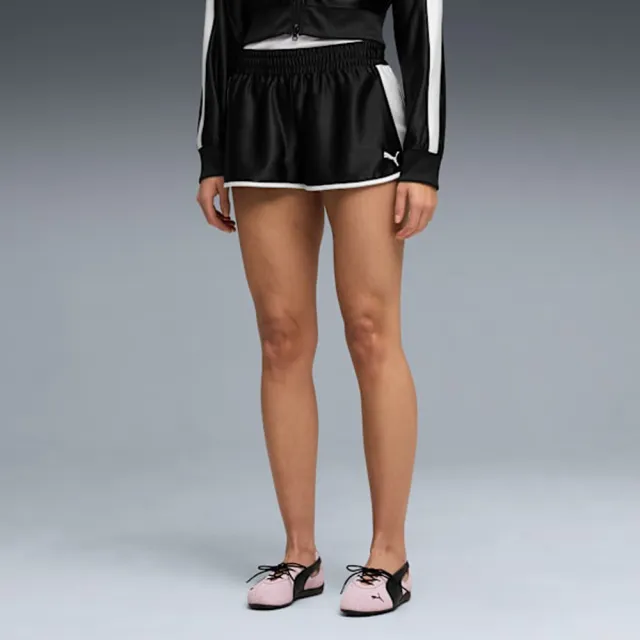 【PUMA】短褲 女 運動褲 2吋短褲 歐規 FUTURE ARCHIVE 黑 63459501 (L763)
