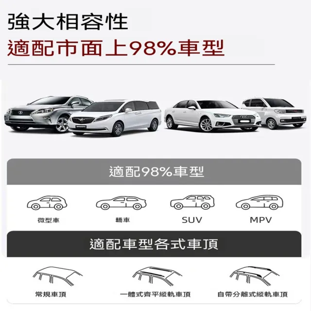 【科凌】SUV車頂行李箱 超薄大容量車頂箱 汽車旅行置物箱通用款