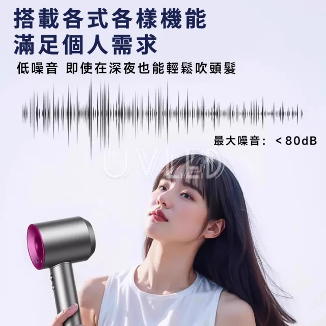 【UVLED 鈺創合成】高速馬達吹風機/大風量+恆溫護髮 (高速吹風機/恆溫吹風機/強力吹風機/沙龍高速吹風)