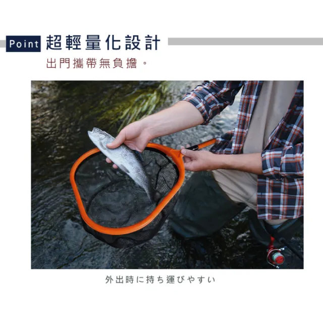 【Truly House】可伸縮撈魚網 路亞抄網 撈魚網 抄網 釣魚撈網 手撈網 手抄網 捕漁網 折疊撈網