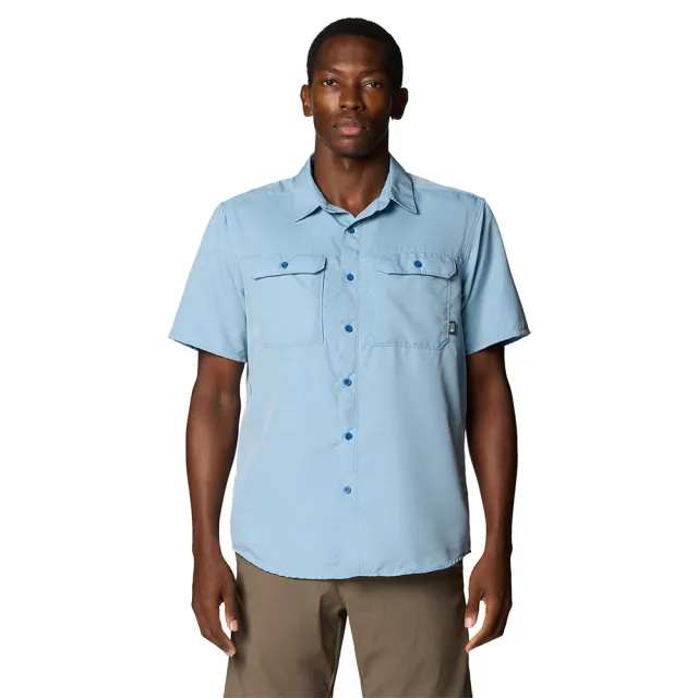 【Mountain Hardwear】Canyon™ Short Sleeve Men 機能防曬短袖襯衫 元素藍 男款 #2110231