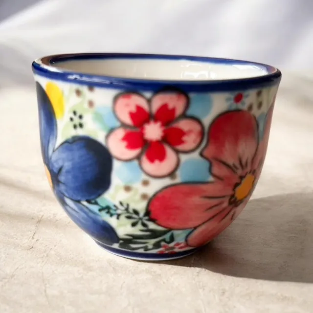 【Royal Duke】波蘭風手繪藝術陶瓷小茶杯四入組(入厝禮 交換禮物 水杯 咖啡杯 馬克杯禮品)