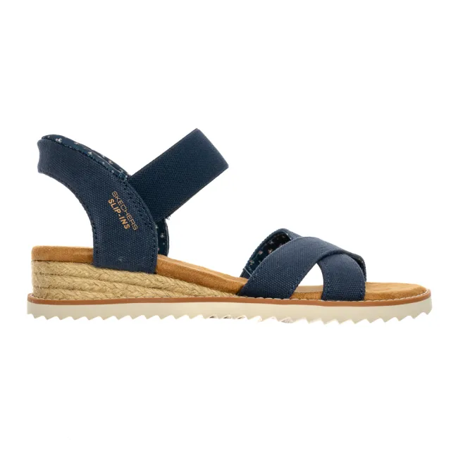【SKECHERS】女鞋 休閒系列 涼拖鞋 涼鞋 瞬穿舒適科技 DESERT KISS (114418NVY)