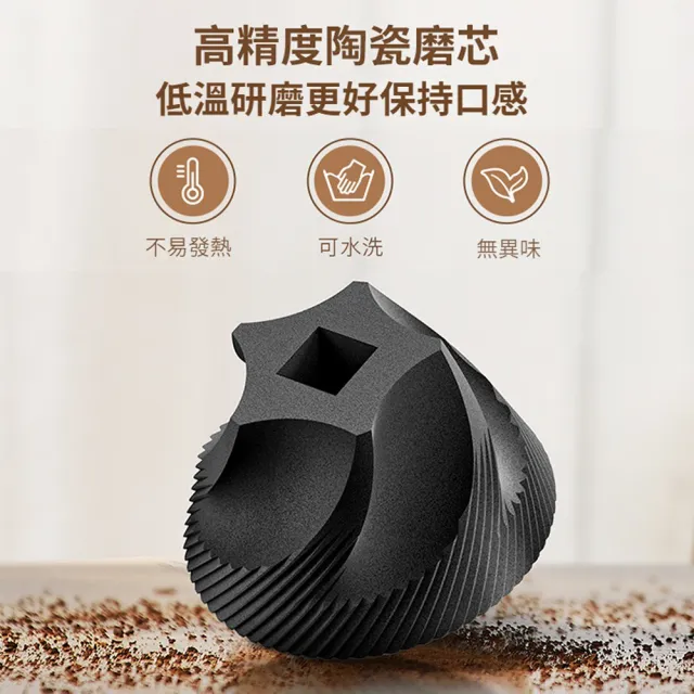 【ANTIAN】電動咖啡磨豆機 咖啡豆研磨機 義式咖啡自動磨粉機 小型咖啡機