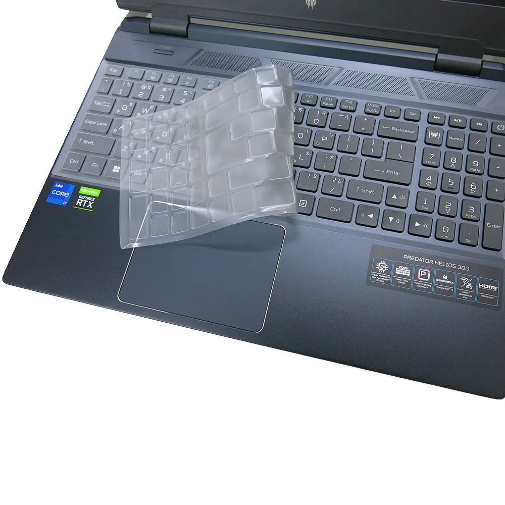 【Ezstick】ACER Predator PH315-55 奈米銀抗菌TPU 鍵盤保護膜(鍵盤膜)