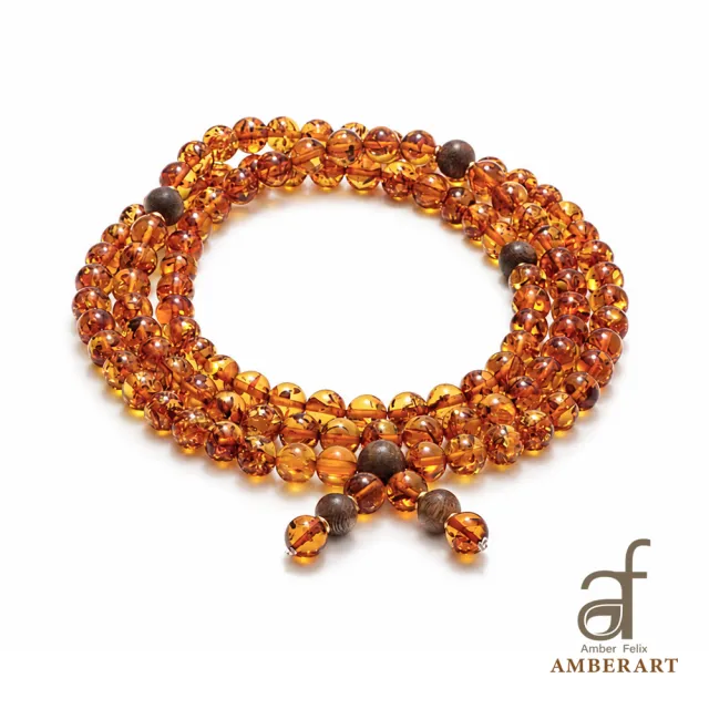 AF AMBER ART波蘭金珀沉香招財珠