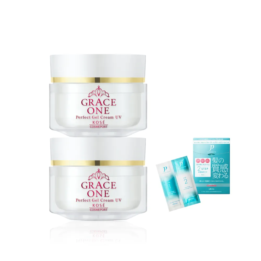 【KOSE 極上活妍】特濃彈力修護日用精華100g-2入(防曬小白瓶/保濕面霜/防曬/母親節送禮)